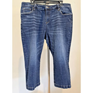 KUT FROM THE KLOTH Lauren Crop Straight Leg Denim Jeans Women's Size 18P